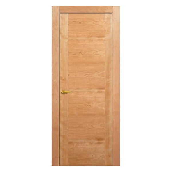 Puerta Lisa CT CEREZO Barnizada (veta vertical-horizontal)