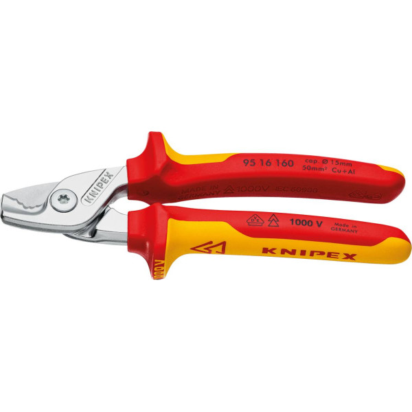 ALICATE CORTACABLES VDE 1000V 951KNIPEX