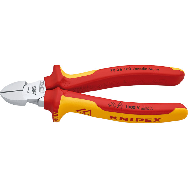 ALICATE CORTE DIAGONAL 1000V 7006 KNIPEX