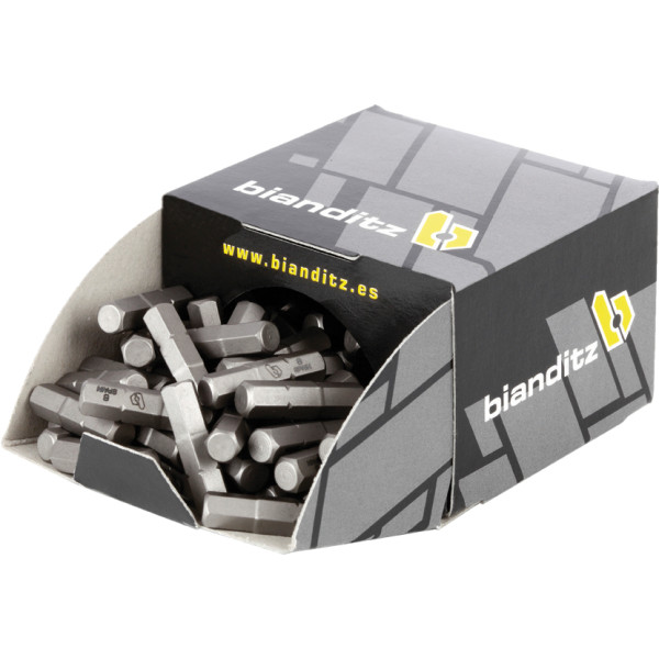 CAJA PUNTAS DESTORNILLADOR 1/4"C050 HEX BIANDITZ
