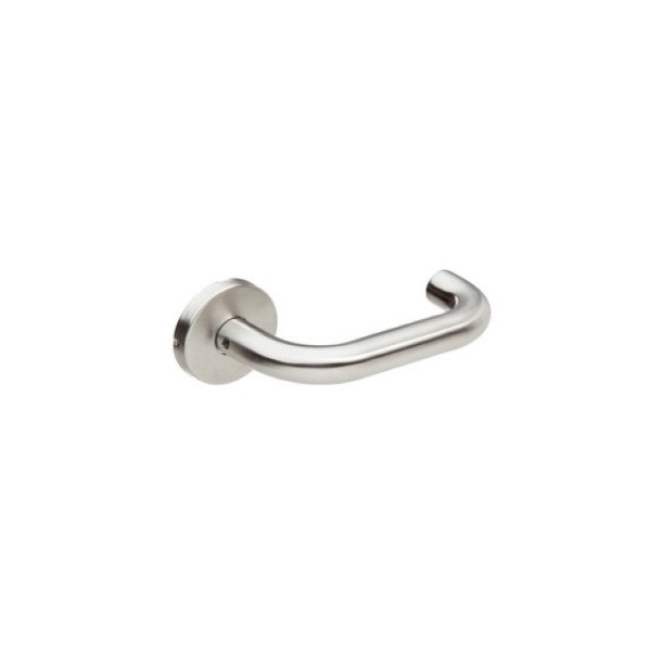 MANILLA ROSETA U CURVA INOX M-8