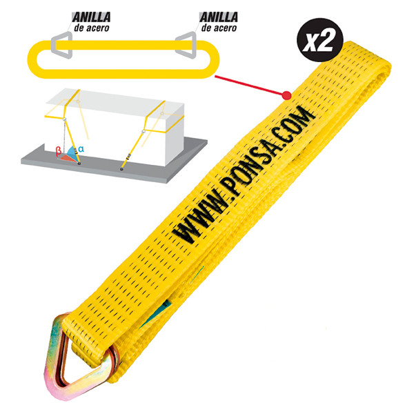 AMARRE DIAGONAL KIT PARA 1 PALLET PONSA