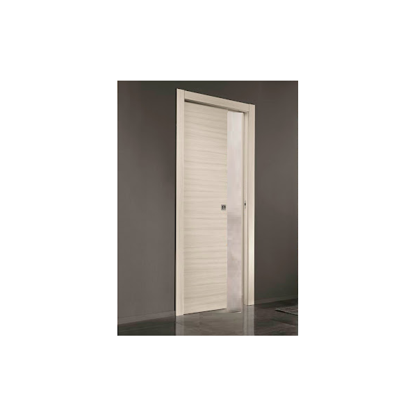Puerta Corredera Oculta Lisa Vinilica