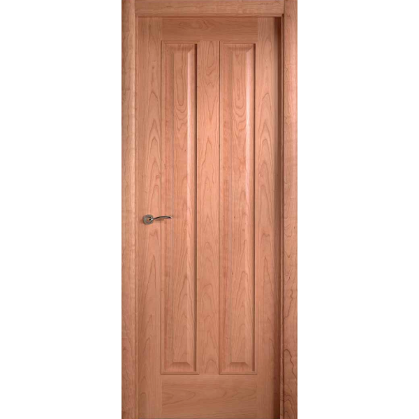 Puerta Nº2L Cerezo Barnizada , bajo relieve rebatida