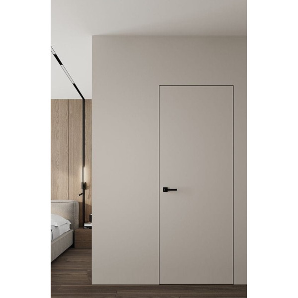 Puerta Enrasada a Pared Lisa Lacada