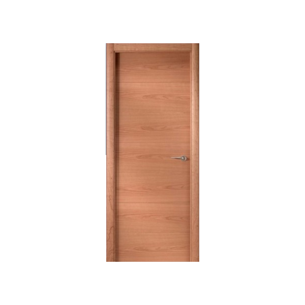 Puerta Lisa VT CEREZO Barnizada (veta horizontal)