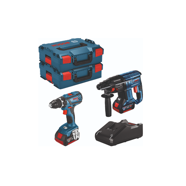ATORNILLADOR GSR 18V-28 + MARTILLO GBH 18V-21  BOSCH
